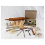 Martha by Mail 15-Pc Cookie Cutter Set - Vintage Sugar & Butter Molds & Kitchen Tools