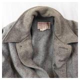 Filson Genuine Wool Mackinaw Coat - Gray 100% Virgin Wool, Seattle