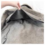 Filson Genuine Wool Mackinaw Coat - Gray 100% Virgin Wool, Seattle