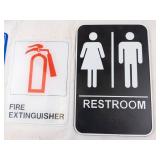 Texas Instruments TI-59 Programmable Calculator Bundle - Signage, Umbrella & Stamp Kit (Lot of 3 Signs)