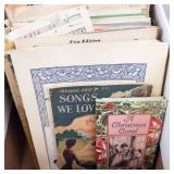 Vintage Sheet Music & Songbook Collection in Box