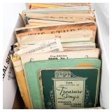 Vintage Sheet Music & Songbook Collection in Box
