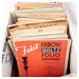 Vintage Sheet Music & Songbook Collection in Box