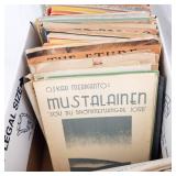 Vintage Sheet Music & Songbook Collection in Box