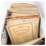 Vintage Sheet Music & Songbook Collection in Box