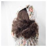 4 Vintage Porcelain Head Dolls - Floral Lace Dresses