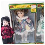 Soft Expressions Holiday Classics Porcelain Dolls (Lot of 3)