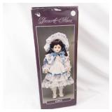 Decor & More Emily & Amy 14-inch Porcelain Dolls - Boxed Set of 2