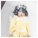 Decor & More Emily & Amy 14-inch Porcelain Dolls - Boxed Set of 2