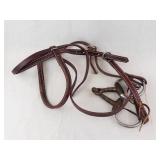 Brown Leather Horse Bridle with Bits & Reins