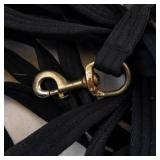 Weaver Leather Lunge Line & Nylon Horse Hobble with Fleece Lining & Farnam SuperMask II Arabian Fly Mask