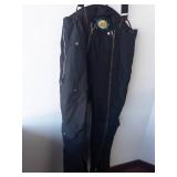 Cabela's Bib Overalls - Zipper Front, Adjustable Suspenders, Black