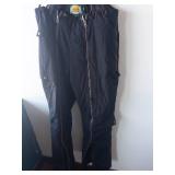 Cabela's Bib Overalls - Zipper Front, Adjustable Suspenders, Black