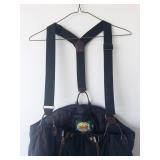 Cabela's Bib Overalls - Zipper Front, Adjustable Suspenders, Black