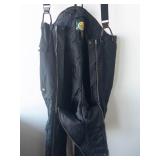 Cabela's Bib Overalls - Zipper Front, Adjustable Suspenders, Black