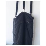 Cabela's Bib Overalls - Zipper Front, Adjustable Suspenders, Black