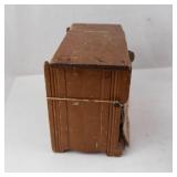 Miniature Dollhouse Furniture Set - Wooden Desk, Table and Chair & Silverware, Mailbox