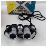 Vintage Pentax K15 Prism Binoculars 6x15 with Leather Case