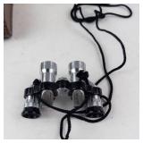 Vintage Pentax K15 Prism Binoculars 6x15 with Leather Case