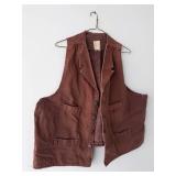 WAH Maker Frontier Classics Vintage Mens Western Vest - 2XT