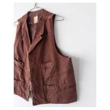WAH Maker Frontier Classics Vintage Mens Western Vest - 2XT