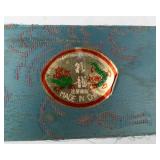 Baoding Balls Pair in Teal Box - Enamel Dragon Motifs, Made in China