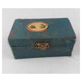 Baoding Balls Pair in Teal Box - Enamel Dragon Motifs, Made in China