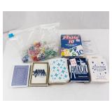Phase 10 Game Box with Aviator Jumbo Index Cards, Shalom & All Access Branson Decks, Dice