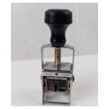 Eagle Zephyr Numbering Stamp - Vintage, Made in USA, Rotary Digit Stamp