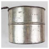 Leonard Genuine Pewter Bud Vase, Vintage Pewter Mug & Sifter