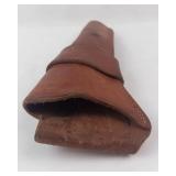 Classic Old West Styles-Vintage Brown Open-Top Western Holster for Single-Action Revolvers Size 7&1/2