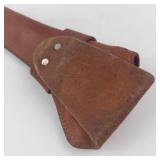 Classic Old West Styles-Vintage Brown Open-Top Western Holster for Single-Action Revolvers Size 7&1/2