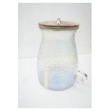 Better Homes & Gardens Hammered Luster Glass Beverage Dispenser. 2-Gallon