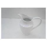 Martha Stewart White Ceramic Pitcher