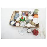Variety of Candles, Candle Holders, Porcelain Diffuser Pieces, Wax Melter