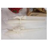 Variety of Candles, Candle Holders, Porcelain Diffuser Pieces, Wax Melter