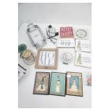 Decor. Candle Holder, Photo Frames and more