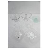 Glass Pedestal Cake Plates, Crystal Serving Dishes