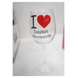 12ct Wine Glasses. Variety of Sayings. Dayton MN