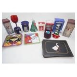 Holiday Goose Placemats, Holiday Decor, Collectible Ornaments & More