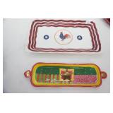 Large Ceramic Serving Platters (rectangular)