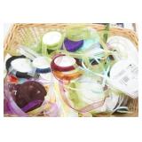 Wicker Basket Full of Ribbon 12"x15"x8"