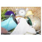 Wicker Basket Full of Ribbon 12"x15"x8"