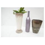 3ct Tall Ceramic Vases