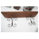 Metal Decor, Basket, Shelf