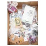 Jewelry Lot: beading/jewelry making supplies and variety of jewelry