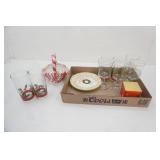 Vintage Holiday Glassware & Ceramics
