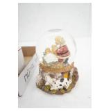 Vintage Holiday Mugs, Collectible Holiday Musical Snowglobe