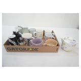 Mugs, Tumblers, Ceramic Butterfly Tea Pot