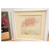 2 Large Art Prints, 1 Mirror